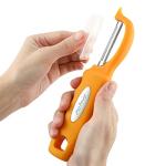 Spring Chef Swivel Vegetable Peeler with Soft Grip