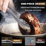 Stainless Steel Heat Resistant Cooking Tongs Set