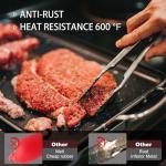 Stainless Steel Heat Resistant Cooking Tongs Set