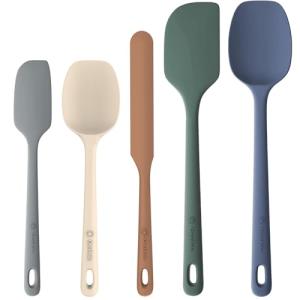 Set of 5 Heat-Resistant Silicone Spatulas