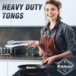 Stainless Steel Heat Resistant Cooking Tongs Set