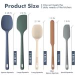 Set of 5 Heat-Resistant Silicone Spatulas
