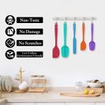 Heat Resistant Silicone Spatula Set - 5 Multicolor