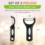 Spring Chef Soft Grip Vegetable Peeler Set