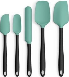 Aqua Green Silicone Spatula Set of 5