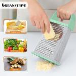 Mint Green Handheld Cheese Grater with Container