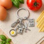Chef Keychain Set with Cooking Tools Charms