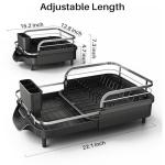 Expandable Stainless Steel Dish Drying Rack Set
