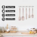 Heat Resistant Silicone Spatula Set - 5 Piece