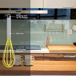 HOTEC 4-Piece Silicone Whisk Set for Cooking