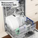 Mint Green Handheld Cheese Grater with Container