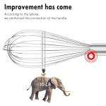 Stainless Steel Whisk Set for Kitchen Tasks