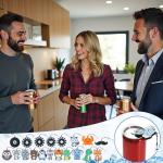 Cute Cartoon Can Protectors with Easy Tab Openers