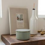 KIBAGA Ceramic Salt Cellar with Lid - Stylish Storage