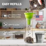 Premium Stainless Steel Salt and Pepper Grinder Set