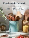 DOWAN Ceramic Cooking Utensil Holder - Blue