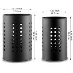 Stainless Steel Kitchen Utensils Holder Set of 2