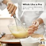 Stainless Steel Whisk Set for Kitchen Tasks