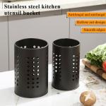 Stainless Steel Kitchen Utensils Holder Set of 2