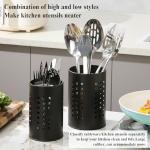 Stainless Steel Kitchen Utensils Holder Set of 2