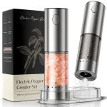 Rechargeable Electric Salt and Pepper Grinder Set