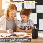 Stainless Steel Kitchen Utensils Holder Set of 2