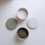 KIBAGA Ceramic Salt Cellar with Lid - Stylish Storage