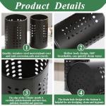 Stainless Steel Kitchen Utensils Holder Set of 2