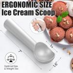CUNSENR 7-Inch Nonstick Aluminum Ice Cream Scoop