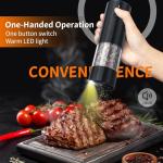 Electric Spice Grinder Set with Adjustable Coarseness