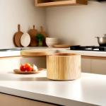 Vintage Wooden Jewelry Box with Salt Cave Design