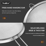 Walfos Stainless Steel Mesh Strainer Set - 3 Sizes