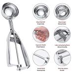 Stainless Steel Ice Cream and Cookie Scoop Set