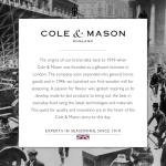 Cole & Mason Stainless Steel Derwent Grinder