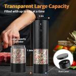 Electric Spice Grinder Set with Adjustable Coarseness