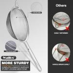 Walfos Stainless Steel Mesh Strainer Set - 3 Sizes