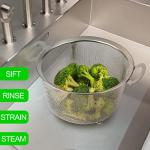 Tiawudi Stainless Steel Kitchen Strainers, 2-Pack