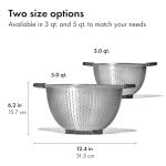 OXO 5 qt Stainless Steel Colander