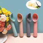 Set of 4 Durable Plastic Ice Cream Spoons