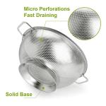 Gulex 3-Quart Stainless Steel Kitchen Colander