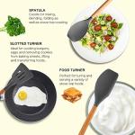 17-Piece Silicone Kitchen Utensils Set with Holder