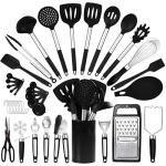 40-Piece Heat-Resistant Silicone Cooking Utensils Set
