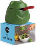 Ceramic Frog Salt Cellar with Spoon - 170g
