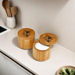 Vintage Wooden Jewelry Box with Salt Cave Design