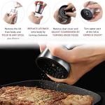 Salt and Pepper Grinder Set with Wooden Tray