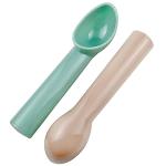 Set of 4 Durable Plastic Ice Cream Spoons