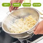 Gulex 3-Quart Stainless Steel Kitchen Colander