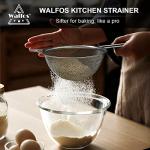 Walfos Stainless Steel Mesh Strainer Set - 3 Sizes