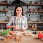 Demigo Acacia Wood Salt Cellar with Swivel Cover