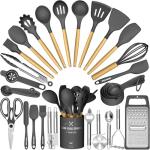 Umite Chef 34PCS Silicone Kitchen Utensil Set